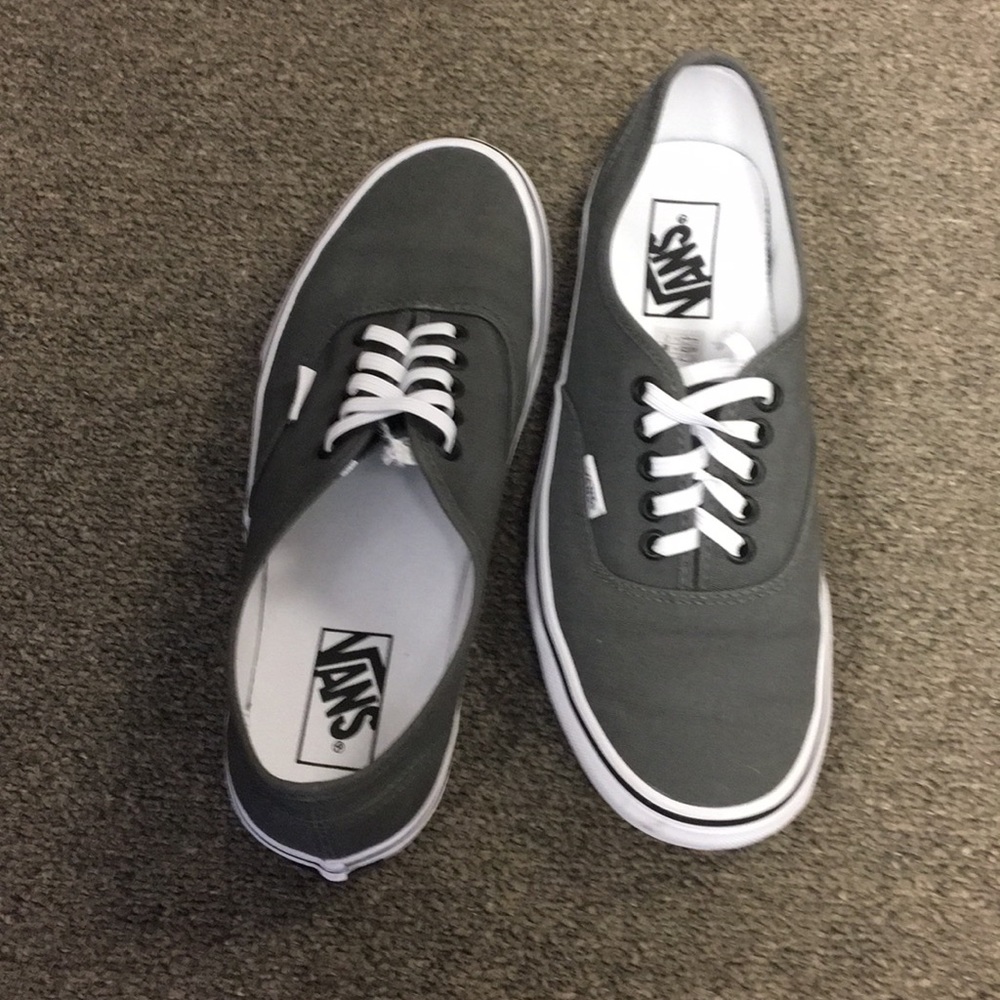Men or Womens Gray Vans Sneakers